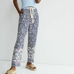 Anthropologie Ollari Tassel Rope Tapered Trouser Pants Size S